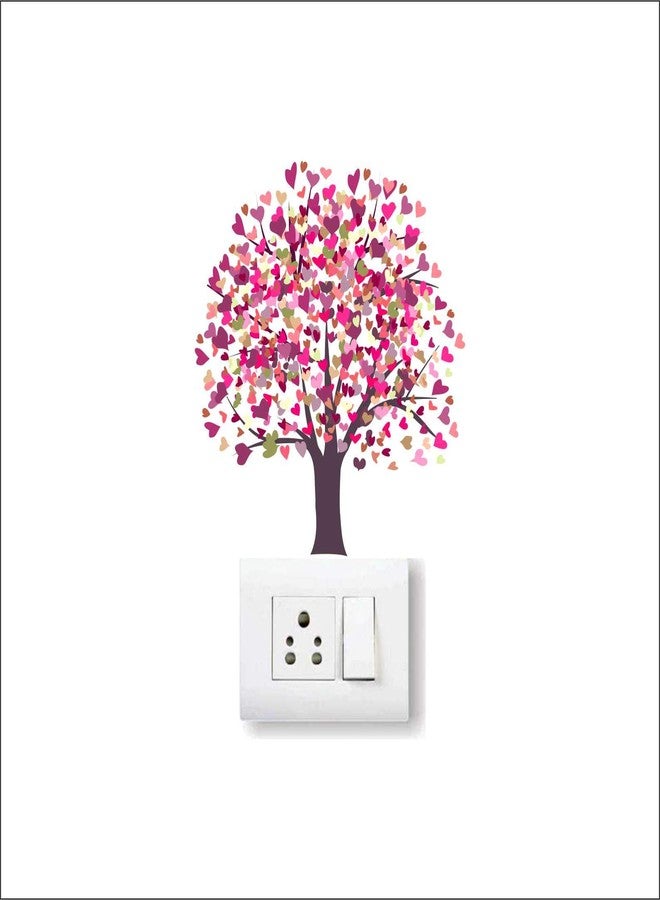 Wall Attraction جدار جداري من الفينيل بتصميم زهور تجريدية، (متعدد الألوان، قياسي) - Image 2